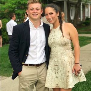 Snake print dress
